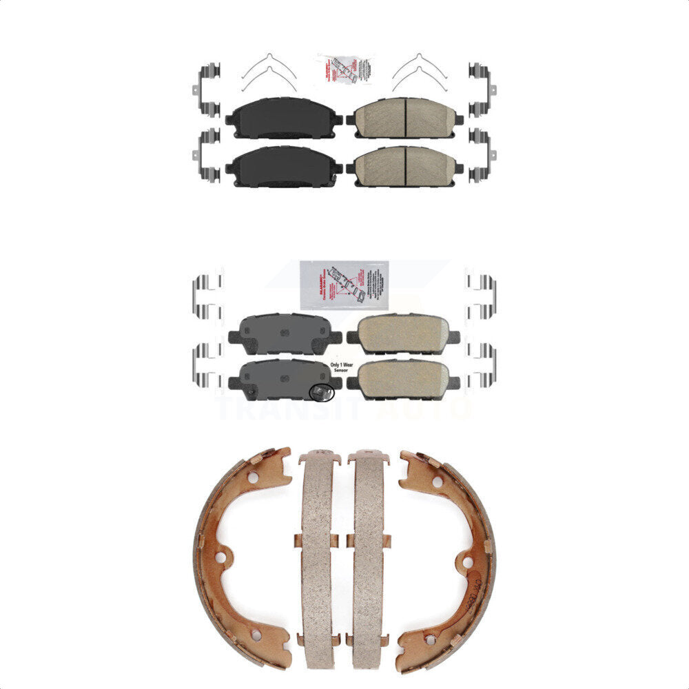 Transit Auto KNN-100610 Disc Brake Pad for 2004-2005 Nissan Quest - Front and Rear