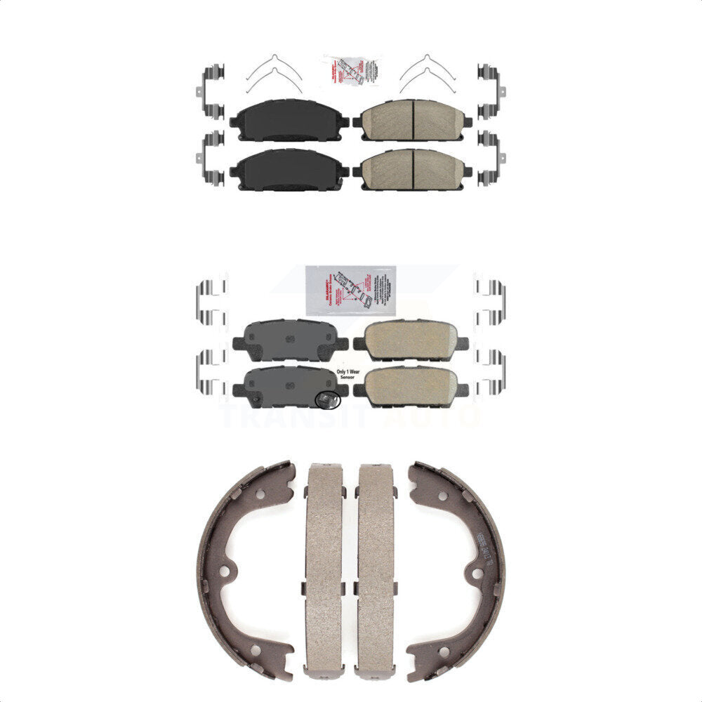 Transit Auto KNN-100616 Disc Brake Pad for 2006-2009 Nissan Quest - Front and Rear
