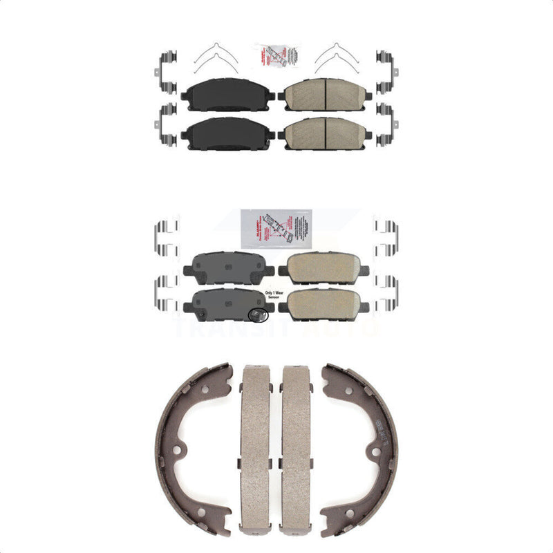 Transit Auto KNN-100616 Disc Brake Pad for 2006-2009 Nissan Quest - Front and Rear