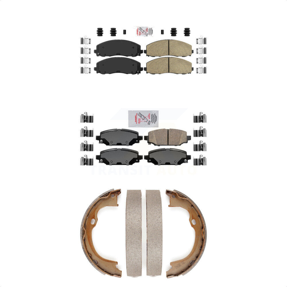 Transit Auto KNN-100623 Disc Brake Pad for 2022 Jeep Wrangler - Front and Rear