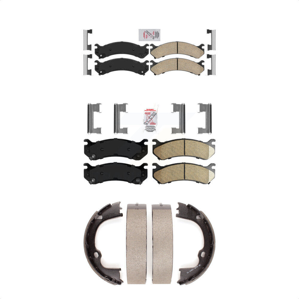 Transit Auto KNN-100628 Disc Brake Pad for 2007-2013 Chevrolet Silverado 2500 HD, Chevrolet Suburban 2500 and More - Front and Rear
