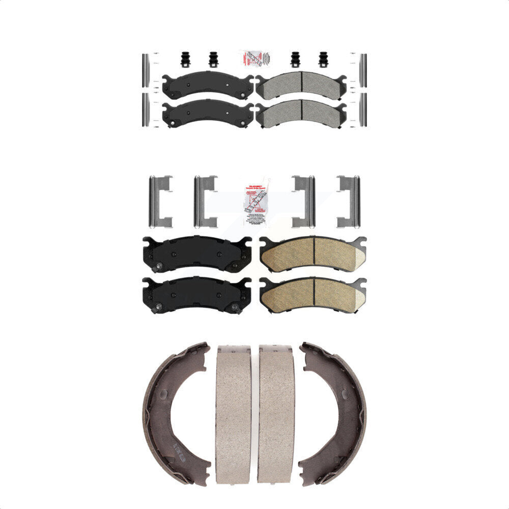 Transit Auto KNN-100631 Disc Brake Pad for 1999-2010 GMC Sierra 3500 HD, Chevrolet Silverado 1500 HD Classic and More - Front and Rear