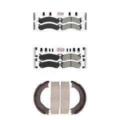 Transit Auto KNN-100633 Disc Brake Pad for 1999-2010 GMC Sierra 3500 HD, Chevrolet Silverado 1500 HD Classic and More - Front and Rear