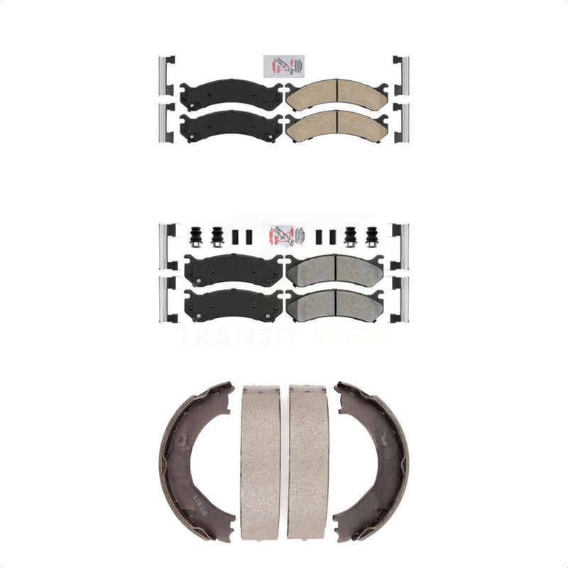Transit Auto KNN-100634 Disc Brake Pad for 1999-2010 GMC Sierra 3500 HD, Chevrolet Silverado 1500 HD Classic and More - Front and Rear