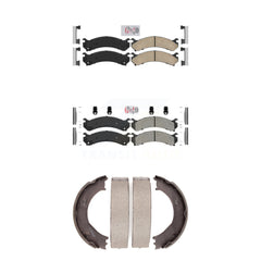 Transit Auto KNN-100636 Disc Brake Pad for 2001-2010 GMC Sierra 3500 HD, Chevrolet Silverado 3500 Classic and More - Front and Rear
