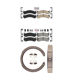 Transit Auto KNN-100642 Disc Brake Pad for 2001-2006 Chevrolet Silverado 1500 HD, GMC Sierra 1500 HD and More - Front and Rear