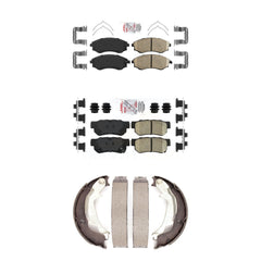 Transit Auto KNN-100645 Disc Brake Pad for 1999-2004 Hyundai Sonata, Kia Optima - Front and Rear