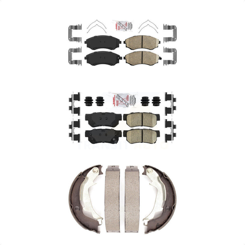 Transit Auto KNN-100645 Disc Brake Pad for 1999-2004 Hyundai Sonata, Kia Optima - Front and Rear