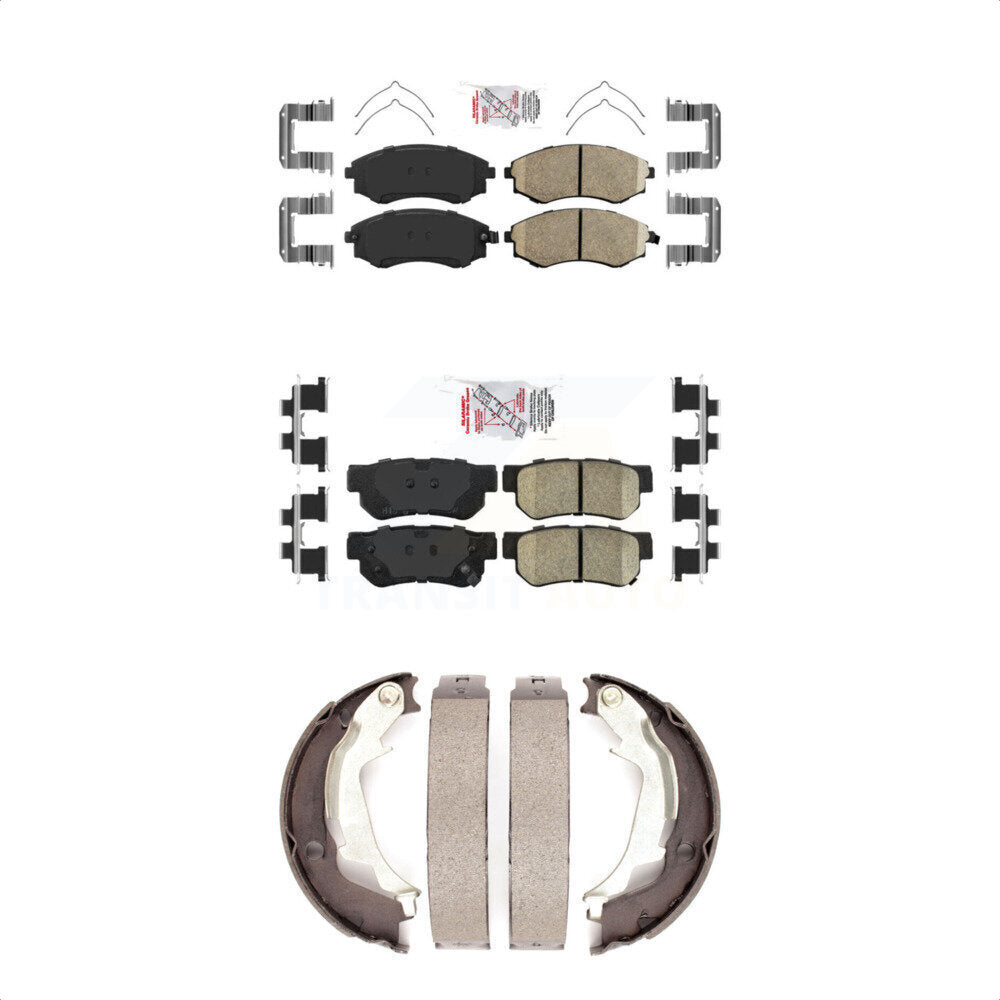 Transit Auto KNN-100646 Disc Brake Pad for 1999-2004 Hyundai Sonata, Kia Optima - Front and Rear
