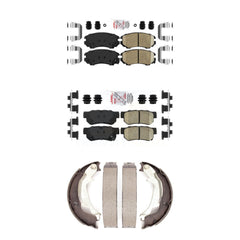 Transit Auto KNN-100649 Disc Brake Pad for 2003-2006 Hyundai Sonata, Kia Optima - Front and Rear