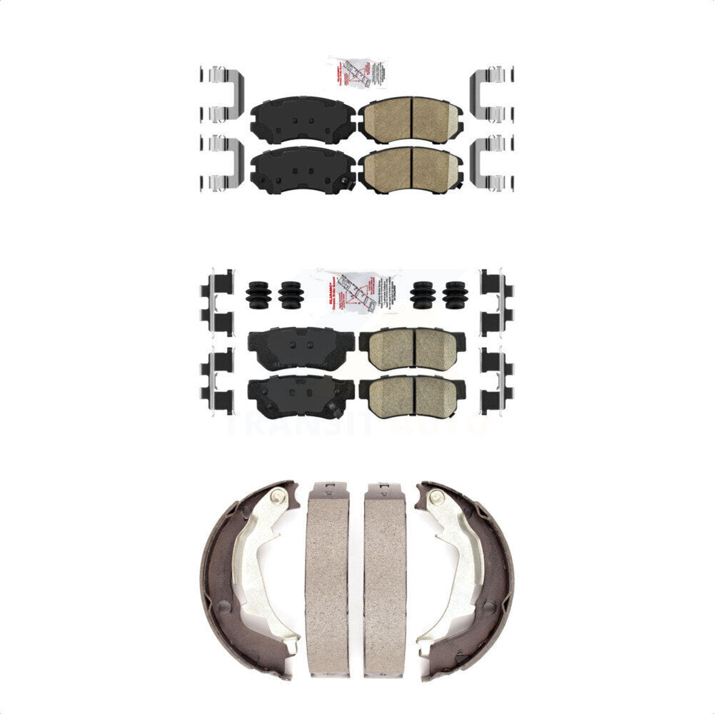 Transit Auto KNN-100650 Disc Brake Pad for 2003-2006 Hyundai Sonata, Kia Optima - Front and Rear