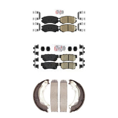 Transit Auto KNN-100650 Disc Brake Pad for 2003-2006 Hyundai Sonata, Kia Optima - Front and Rear