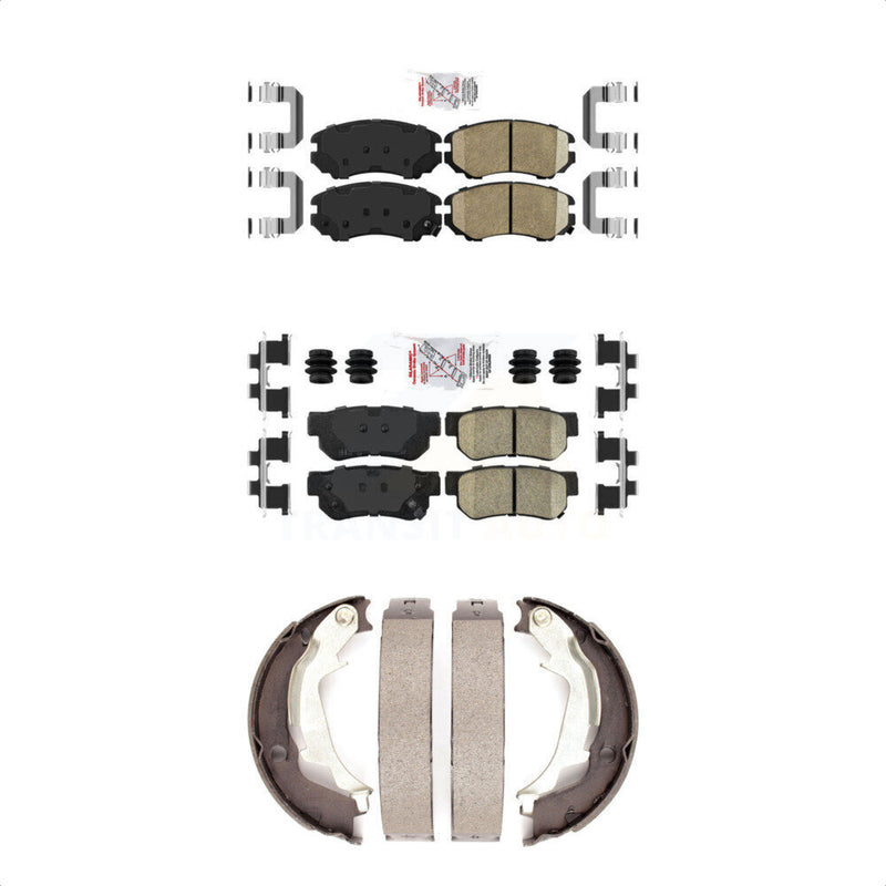 Transit Auto KNN-100650 Disc Brake Pad for 2003-2006 Hyundai Sonata, Kia Optima - Front and Rear