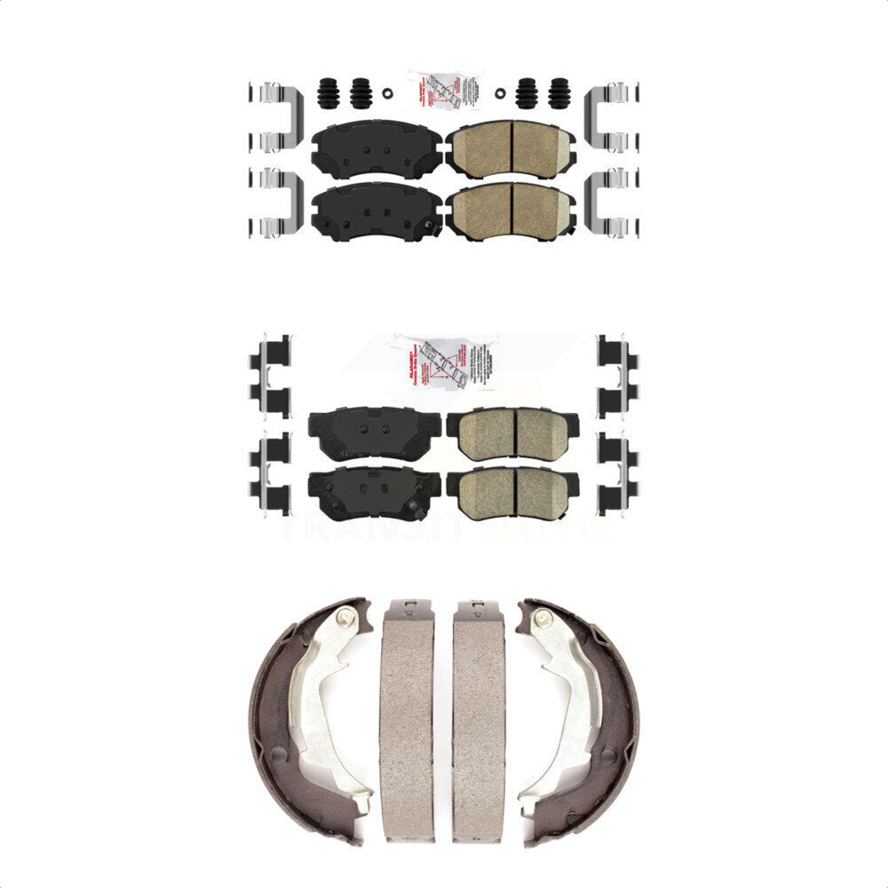 Transit Auto KNN-100651 Disc Brake Pad for 2003-2006 Hyundai Sonata, Kia Optima - Front and Rear
