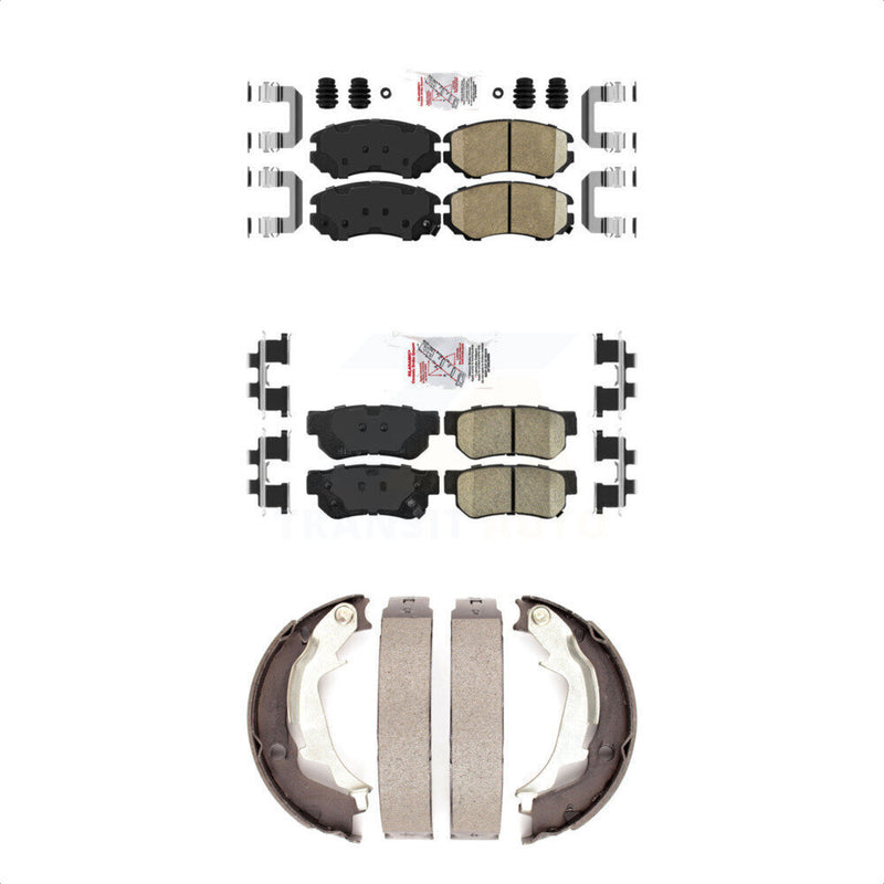 Transit Auto KNN-100651 Disc Brake Pad for 2003-2006 Hyundai Sonata, Kia Optima - Front and Rear