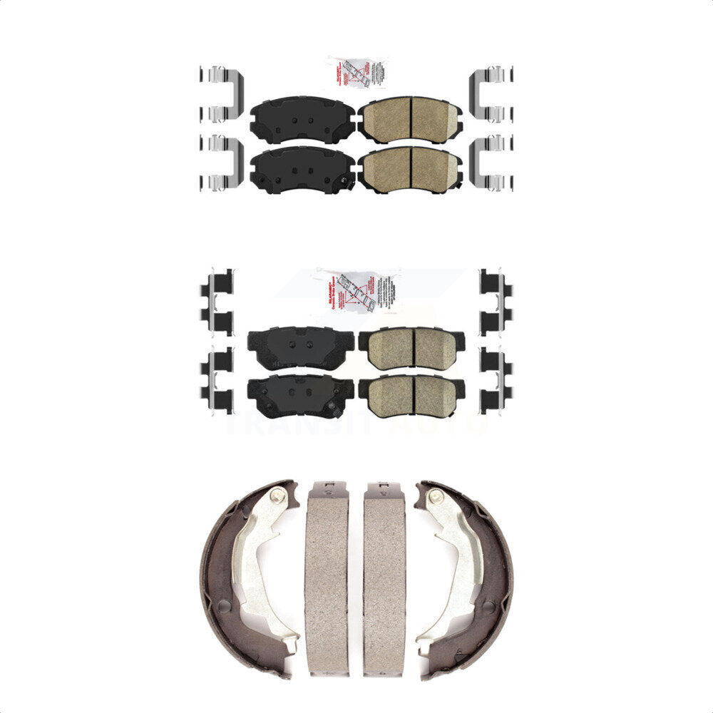 Transit Auto KNN-100652 Disc Brake Pad for 2003-2006 Hyundai Sonata, Kia Optima - Front and Rear