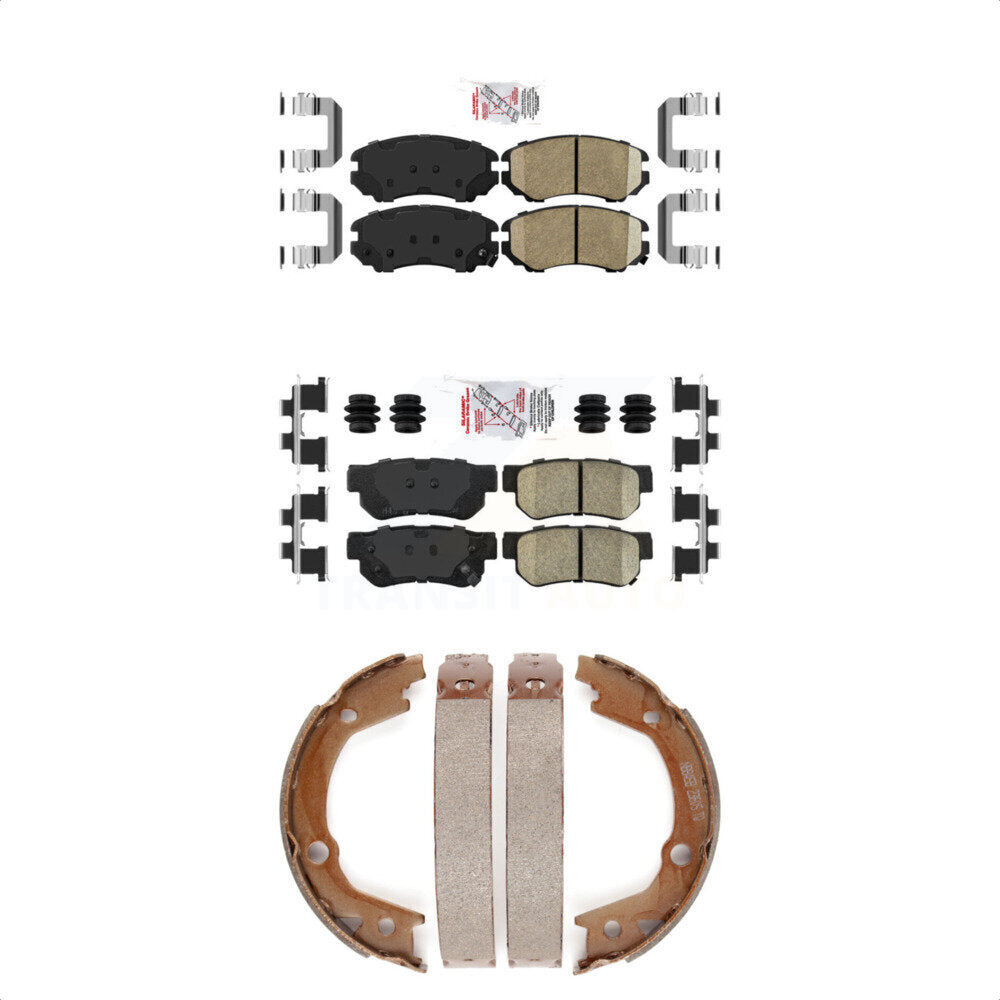 Transit Auto KNN-100654 Disc Brake Pad for 2005-2010 Hyundai Elantra, Hyundai Sonata and More - Front and Rear