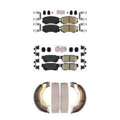 Transit Auto KNN-100655 Disc Brake Pad for 2005-2010 Hyundai Tucson, Kia Sportage - Front and Rear