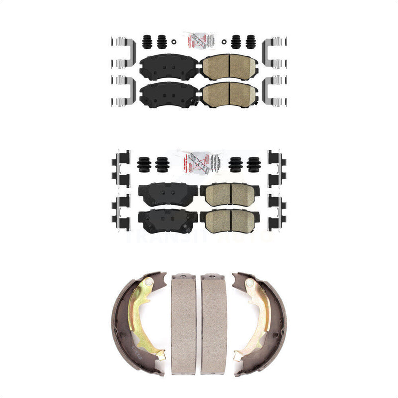 Transit Auto KNN-100655 Disc Brake Pad for 2005-2010 Hyundai Tucson, Kia Sportage - Front and Rear
