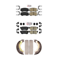 Transit Auto KNN-100656 Disc Brake Pad for 2005-2010 Hyundai Tucson, Kia Sportage - Front and Rear