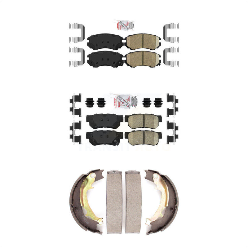 Transit Auto KNN-100656 Disc Brake Pad for 2005-2010 Hyundai Tucson, Kia Sportage - Front and Rear
