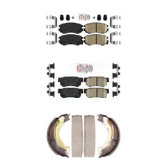 Transit Auto KNN-100659 Disc Brake Pad for 2005-2010 Hyundai Tucson, Kia Sportage - Front and Rear