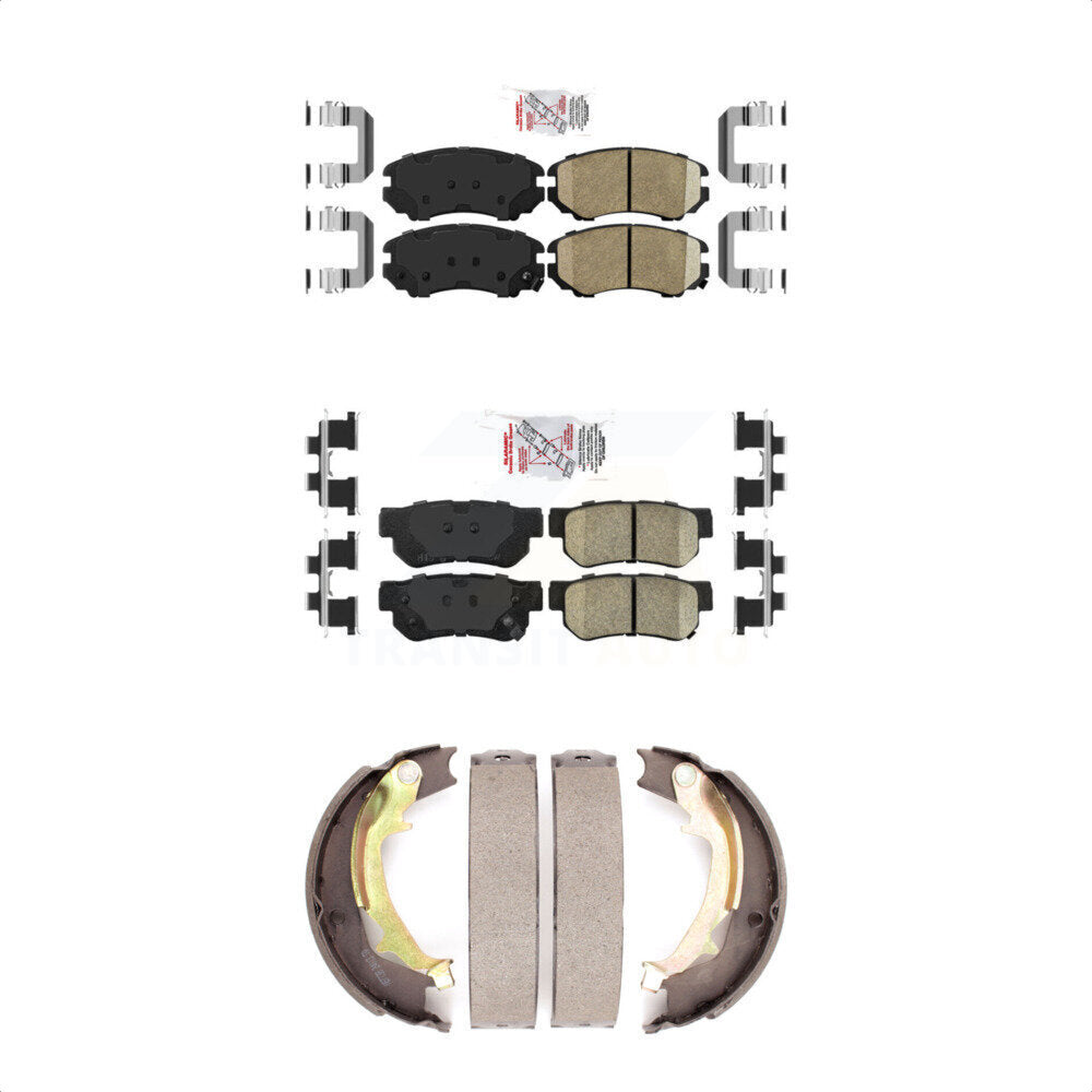 Transit Auto KNN-100660 Disc Brake Pad for 2005-2010 Hyundai Tucson, Kia Sportage - Front and Rear