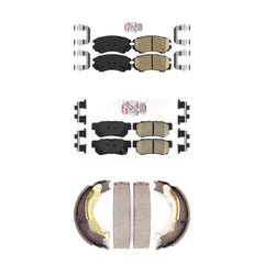 Transit Auto KNN-100660 Disc Brake Pad for 2005-2010 Hyundai Tucson, Kia Sportage - Front and Rear