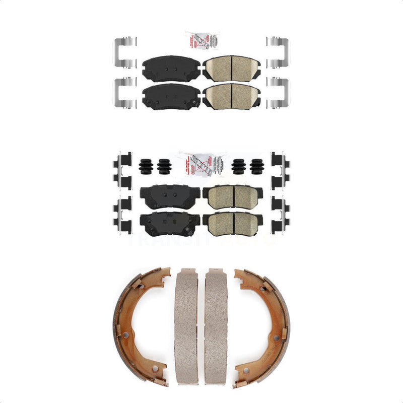 Transit Auto KNN-100661 Disc Brake Pad for 2006-2009 Hyundai Azera - Front and Rear
