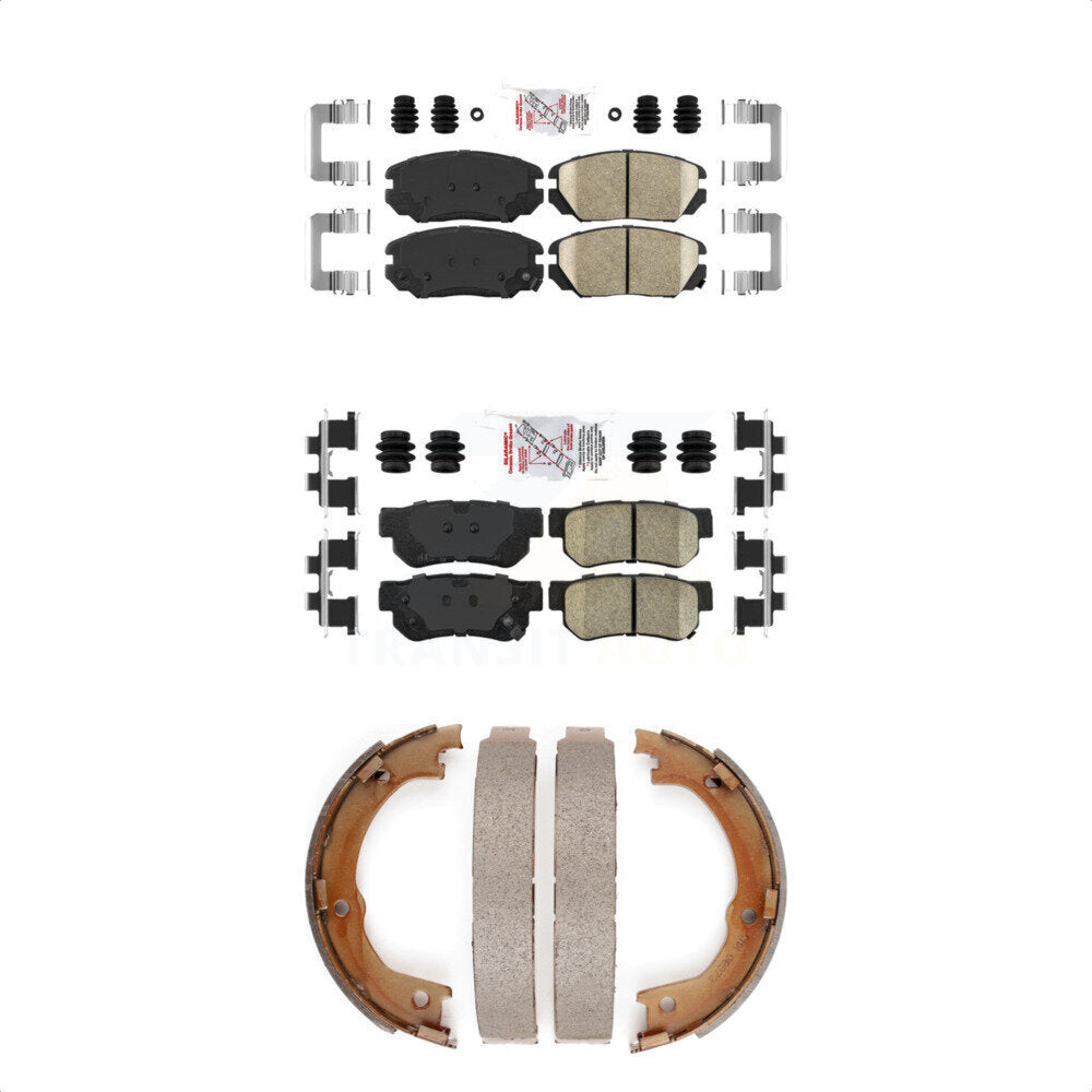 Transit Auto KNN-100662 Disc Brake Pad for 2006-2009 Hyundai Azera - Front and Rear