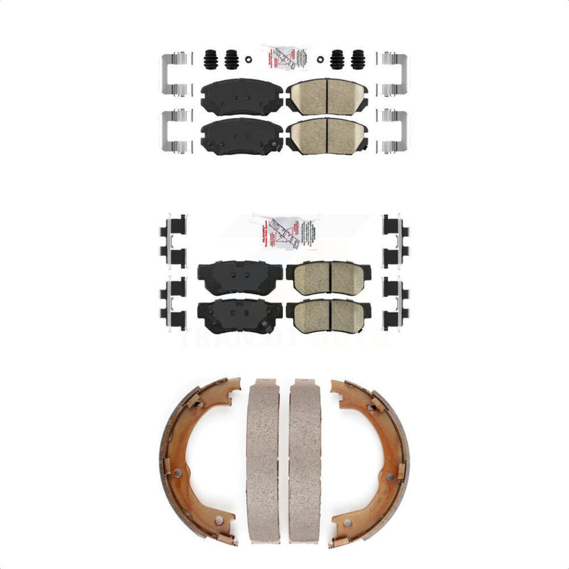 Transit Auto KNN-100664 Disc Brake Pad for 2006-2009 Hyundai Azera - Front and Rear