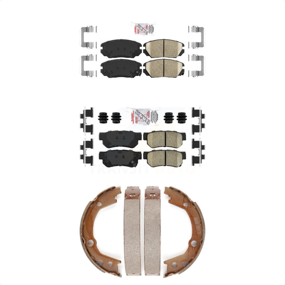 Transit Auto KNN-100665 Disc Brake Pad for 2006-2008 Hyundai Sonata - Front and Rear