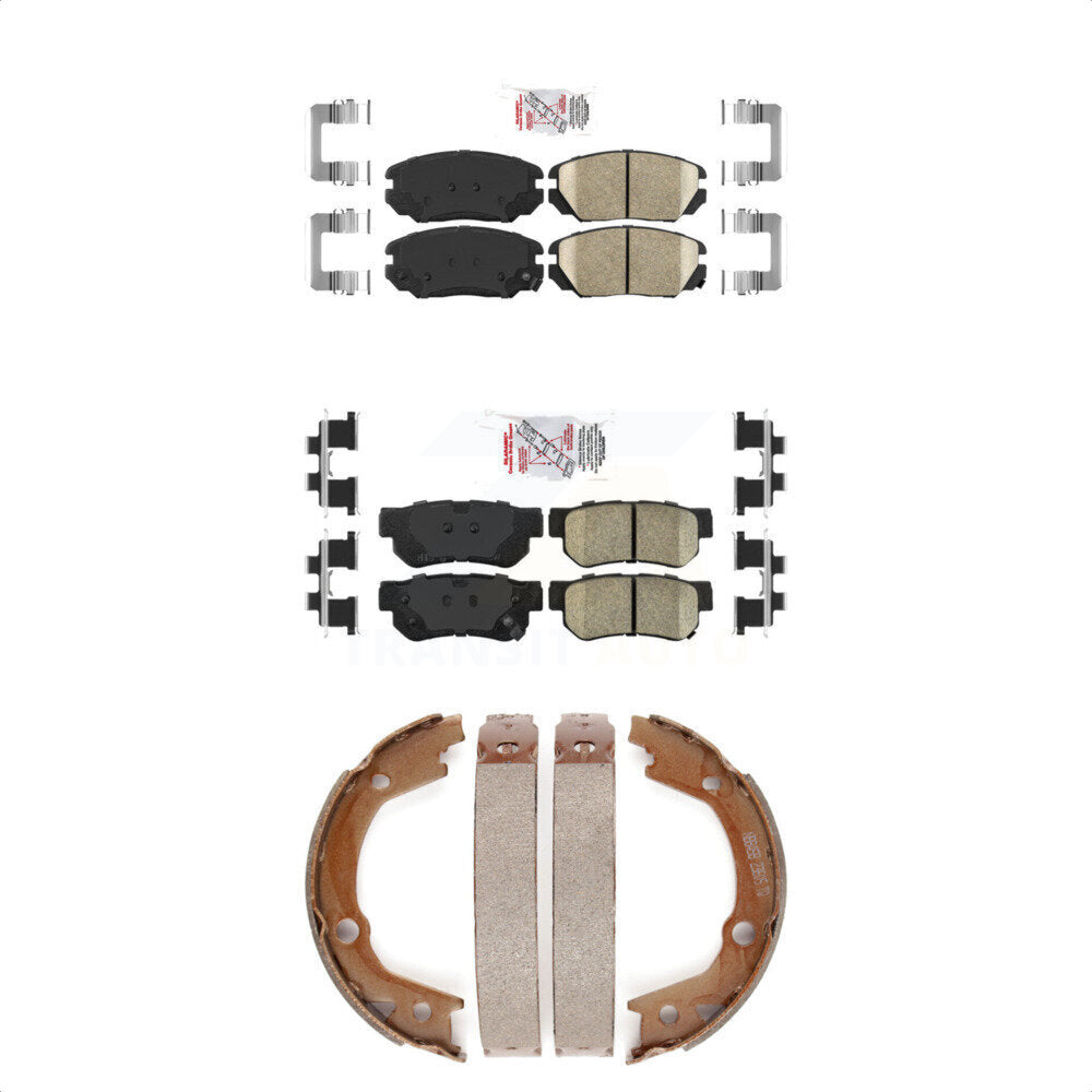 Transit Auto KNN-100667 Disc Brake Pad for 2006-2008 Hyundai Sonata - Front and Rear