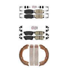 Transit Auto KNN-100668 Disc Brake Pad for 2006-2008 Hyundai Sonata - Front and Rear