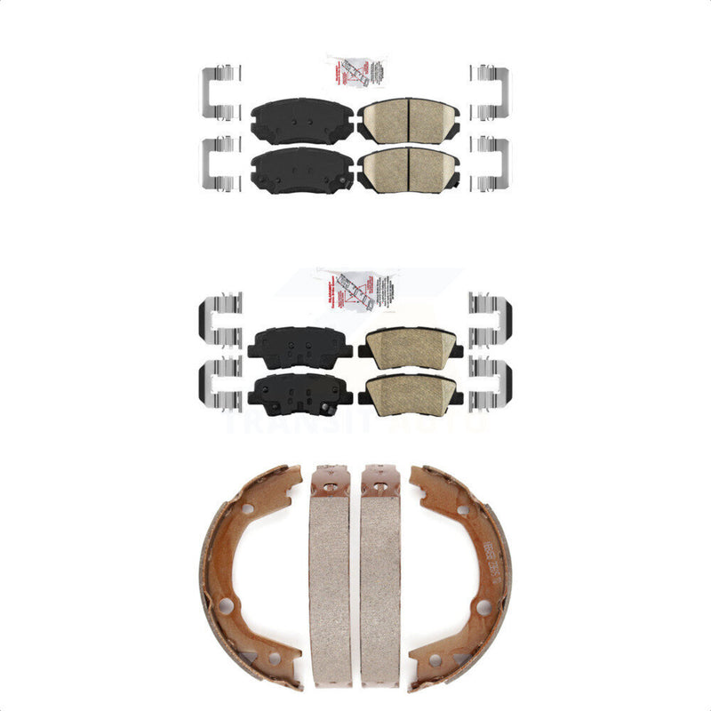 Transit Auto KNN-100669 Disc Brake Pad for 2008-2010 Hyundai Sonata - Front and Rear
