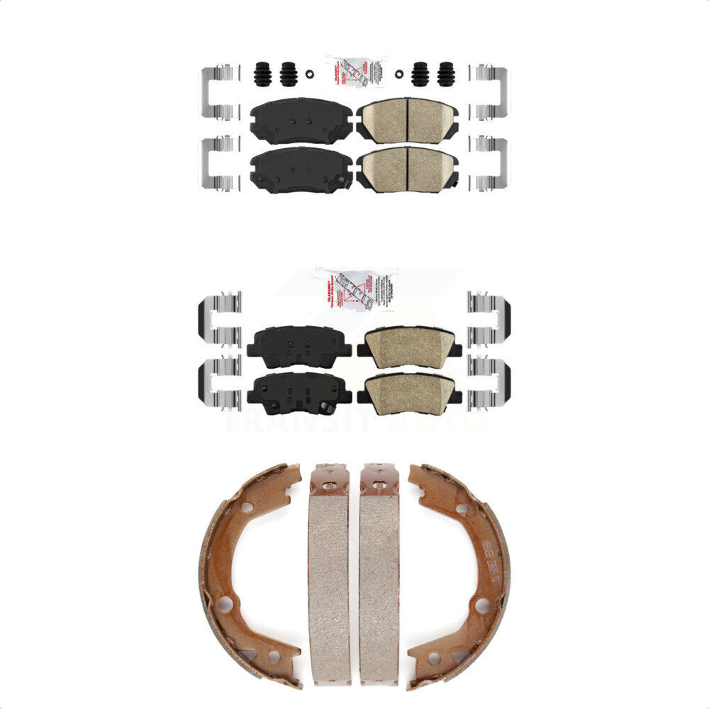 Transit Auto KNN-100670 Disc Brake Pad for 2008-2010 Hyundai Sonata - Front and Rear