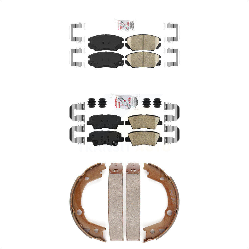 Transit Auto KNN-100671 Disc Brake Pad for 2008-2010 Hyundai Sonata - Front and Rear