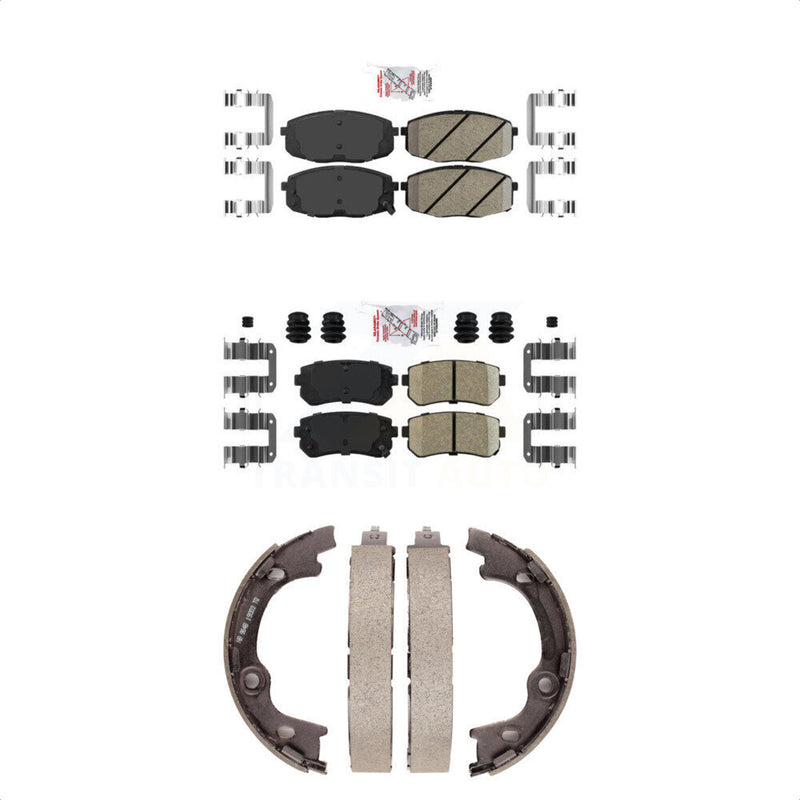 Transit Auto KNN-100673 Disc Brake Pad for 2009-2011 Hyundai Elantra - Front and Rear