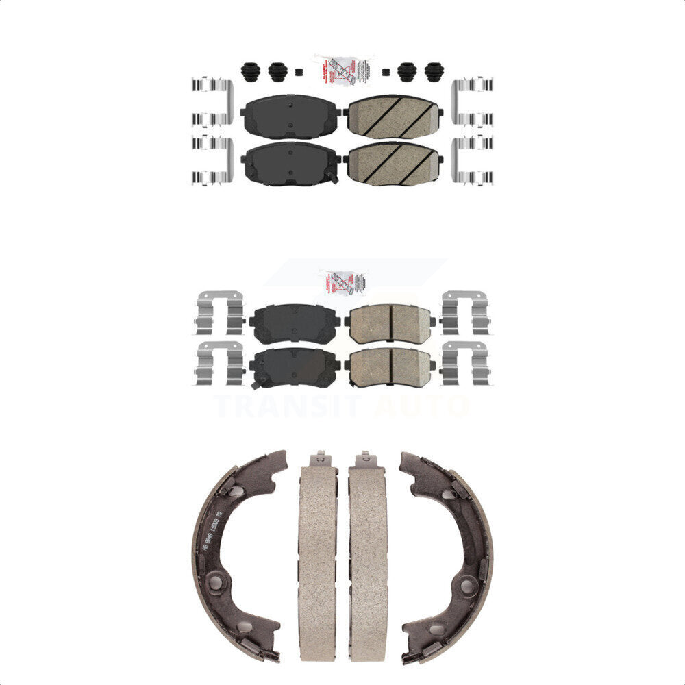 Transit Auto KNN-100676 Disc Brake Pad for 2009-2011 Hyundai Elantra - Front and Rear