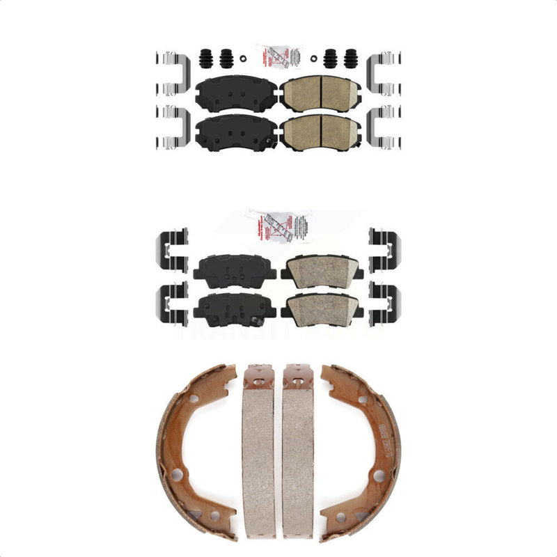 Transit Auto KNN-100679 Disc Brake Pad for 2010 Hyundai Elantra - Front and Rear