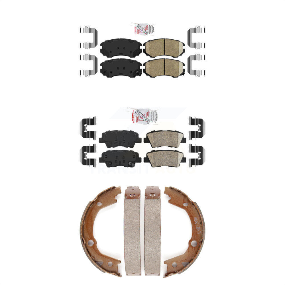 Transit Auto KNN-100680 Disc Brake Pad for 2010 Hyundai Elantra - Front and Rear