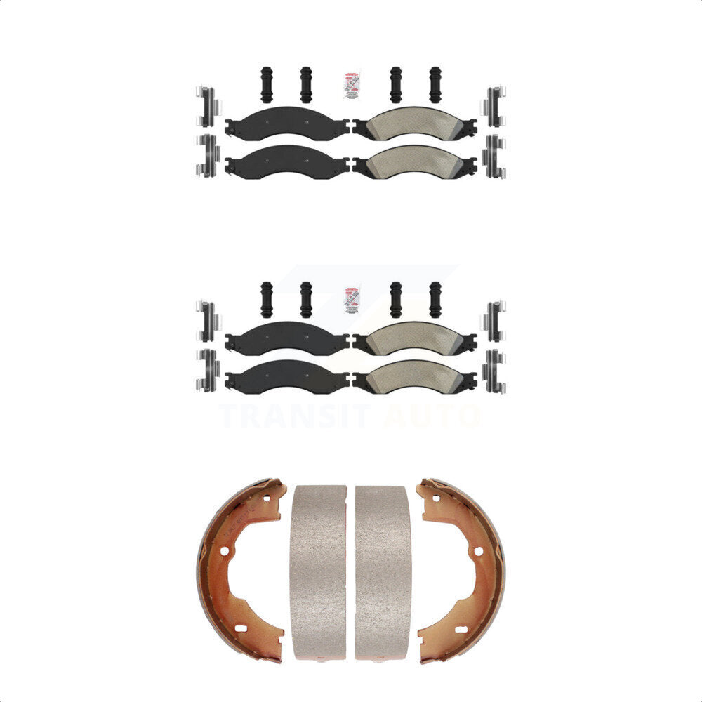 Transit Auto KNN-100681 Disc Brake Pad for 2004-2009 Chevrolet C4500 Kodiak, Chevrolet C5500 Kodiak and More - Front and Rear