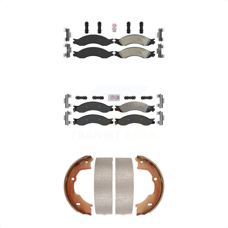 Transit Auto KNN-100682 Disc Brake Pad for 2004-2009 Chevrolet C4500 Kodiak, Chevrolet C5500 Kodiak and More - Front and Rear