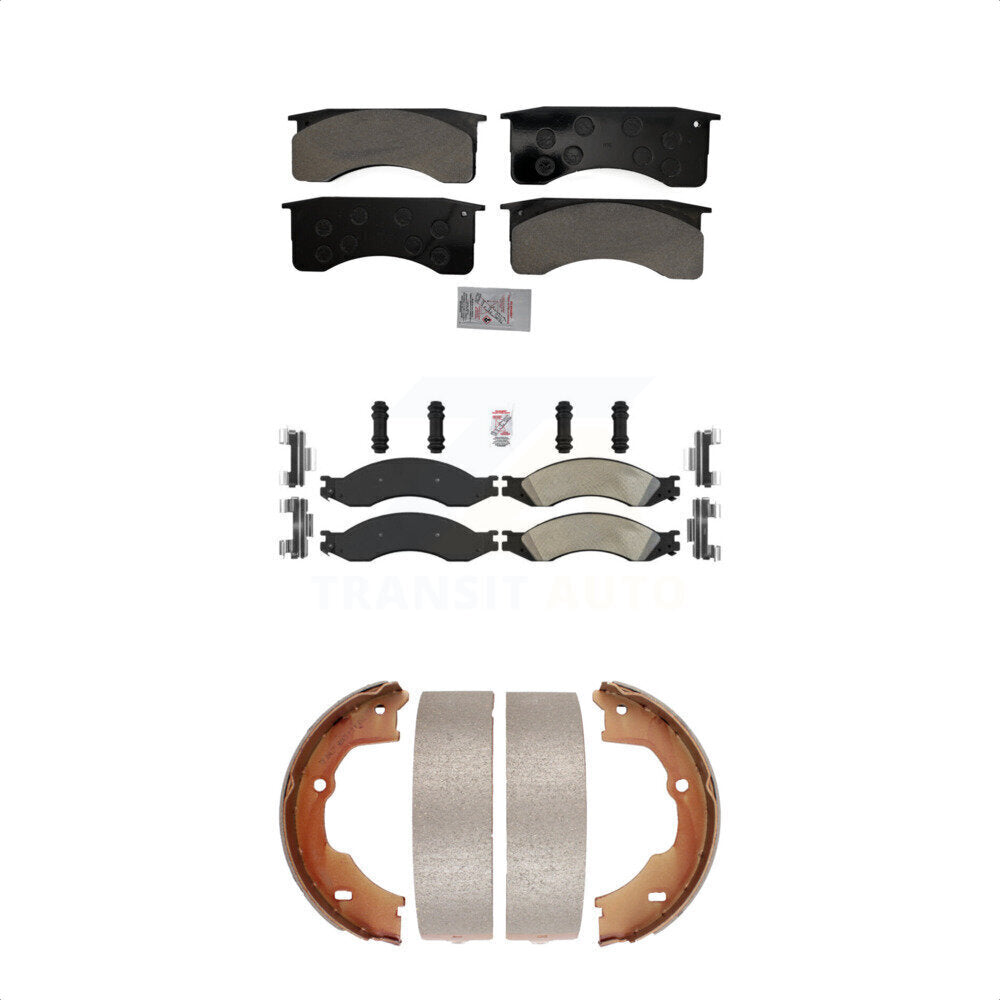 Transit Auto KNN-100687 Disc Brake Pad for 2009 Chevrolet C4500 Kodiak, GMC C4500 Topkick, GMC C5500 Topkick - Front and Rear