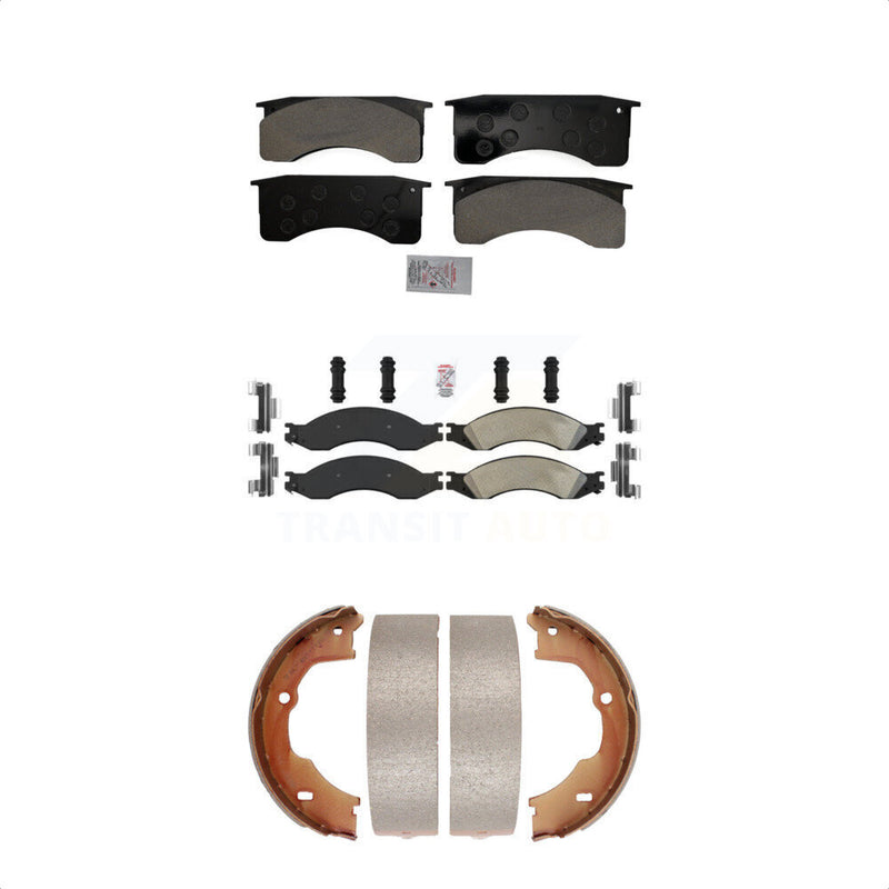 Transit Auto KNN-100687 Disc Brake Pad for 2009 Chevrolet C4500 Kodiak, GMC C4500 Topkick, GMC C5500 Topkick - Front and Rear