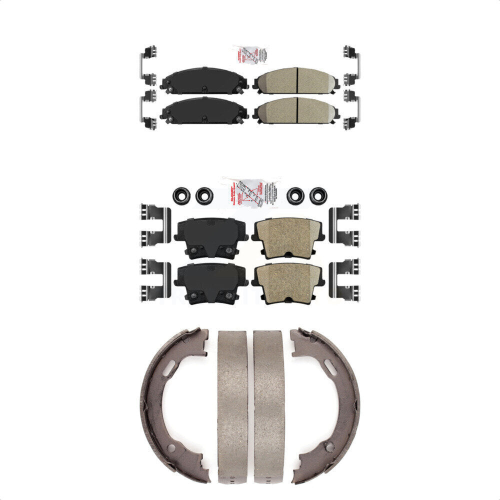 Transit Auto KNN-100693 Disc Brake Pad for 2005-2021 Dodge Charger, Dodge Challenger and More - Front and Rear
