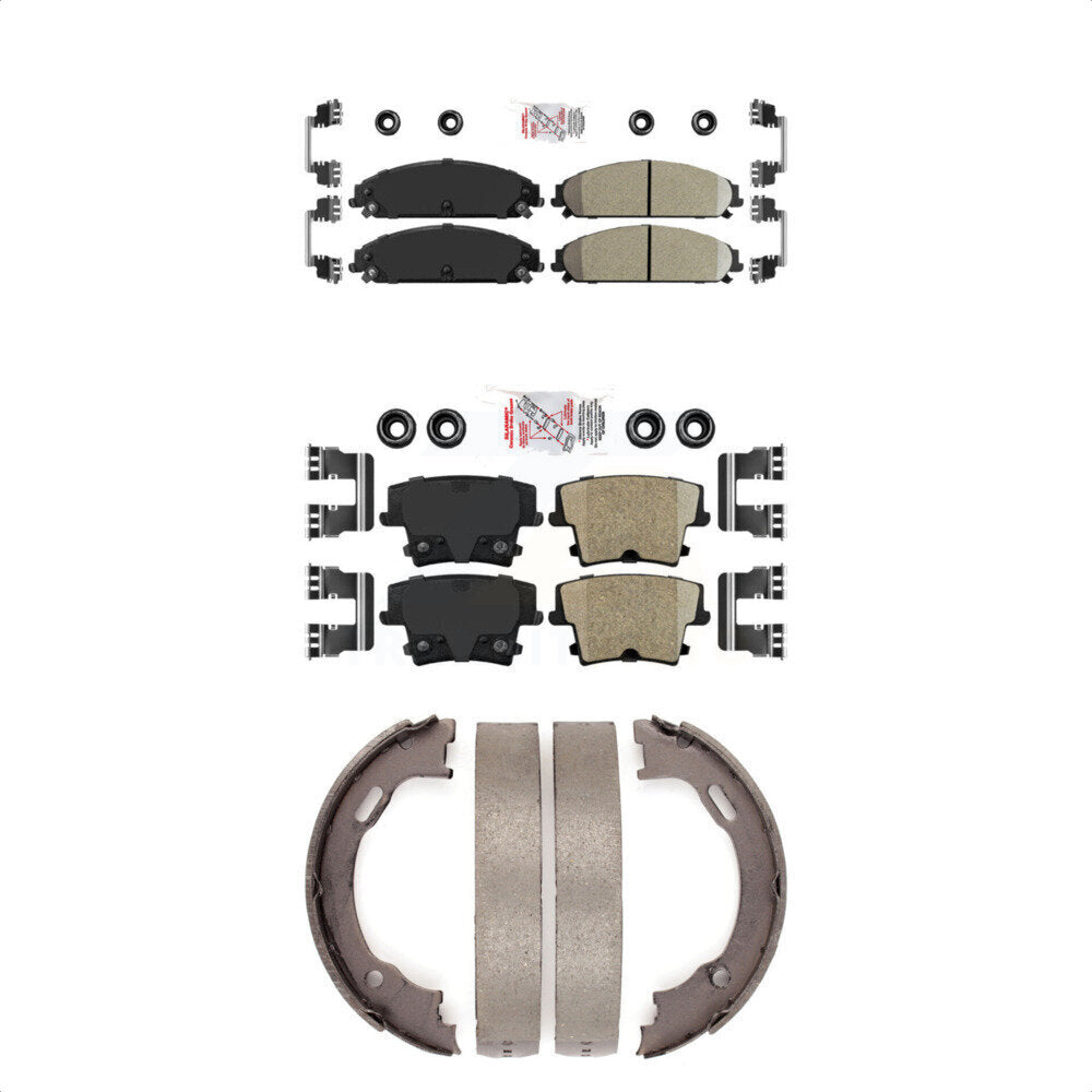 Transit Auto KNN-100694 Disc Brake Pad for 2005-2021 Dodge Charger, Dodge Challenger and More - Front and Rear