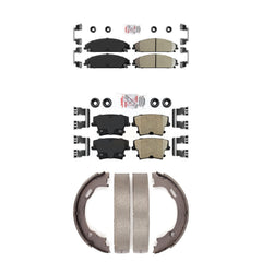 Transit Auto KNN-100694 Disc Brake Pad for 2005-2021 Dodge Charger, Dodge Challenger and More - Front and Rear
