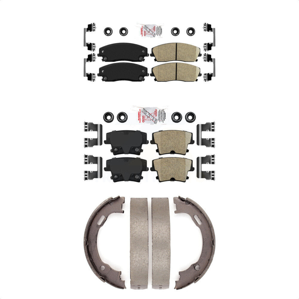 Transit Auto KNN-100695 Disc Brake Pad for 2005-2021 Dodge Charger, Dodge Challenger and More - Front and Rear