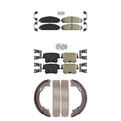 Transit Auto KNN-100697 Disc Brake Pad for 2005-2021 Dodge Charger, Dodge Challenger and More - Front and Rear
